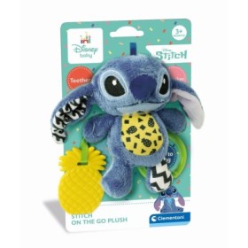 Jucarie senzoriala plus Disney Stitch cu zornaitoare pentru dezvoltarea simturilor
